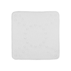 TAPIS BAIN ANTIDÉRAPANT CAOUTCHOUC GRIS PETIT
