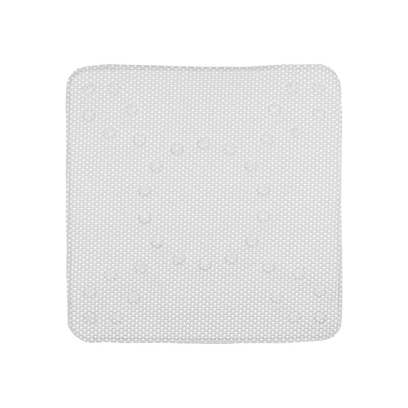 TAPIS BAIN ANTIDÉRAPANT CAOUTCHOUC GRIS PETIT