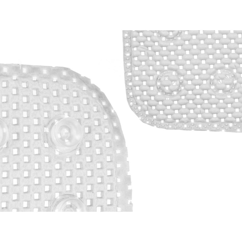 TAPIS BAIN ANTIDÉRAPANT CAOUTCHOUC GRIS PETIT
