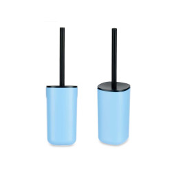 ESCOBILLERO PLASTICO AZUL MATE