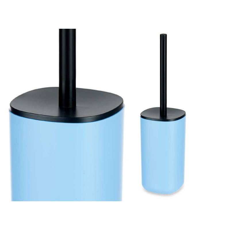 PLASTIC TOILET BRUSH MATTE BLUE