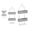 2 TIER SHOWER SHELF GREY