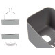 2 TIER SHOWER SHELF GREY