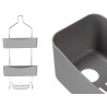 2 TIER SHOWER SHELF GREY