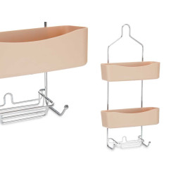 2 TIER SHOWER SHELF BEIGE