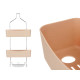 ÉTAGÈRE DOUCHE 2 NIVEAUX, BEIGE