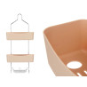 2 TIER SHOWER SHELF BEIGE
