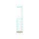 SUPORTE PORTA ROLOS WC BAMBU DEPOSITO VERDE MENTA