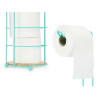 SUPORTE PORTA ROLOS WC BAMBU DEPOSITO VERDE MENTA