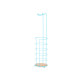 SUPORTE PORTA ROLOS WC BAMBU DEPOSITO AZUL
