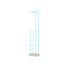 SUPORTE PORTA ROLOS WC BAMBU DEPOSITO AZUL