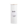 METAL TOILET BRUSH BAMBOO LID WHITE