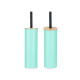 BROSSE TOILETTE MÉTAL COUVERCLE EN BAMBOU MENTHE