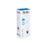 PORTE-ROULEAU/BROSSE TOILETTE MÉTAL BAMBOU MENTHE