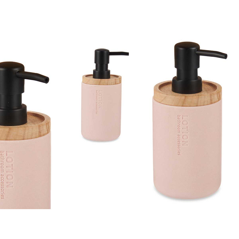 DOSEADOR WC RESINA BAMBU ROSA