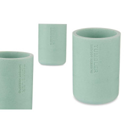 COPO WC RESINA REDONDO VERDE MENTA