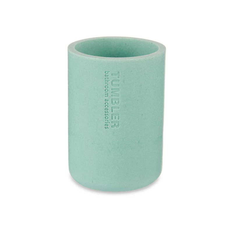 COPO WC RESINA REDONDO VERDE MENTA