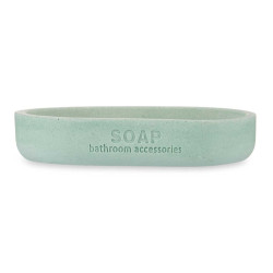 PORTE-SAVON RÉSINE DE BAMBOU MENTHE