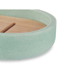 PORTE-SAVON RÉSINE DE BAMBOU MENTHE