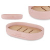JABONERA RESINA BAMBU ROSA