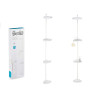 BARRA DE DUCHE METALICA EXTENSIVEL 4 NIVEIS