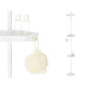 BARRA DE DUCHE METALICA EXTENSIVEL 4 NIVEIS