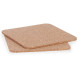 SET 2 NAPPERONS RONDS EN LIÈGE 18 CM