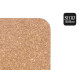 SET 2 SQUARE CORK PLACEMATS 18 CM