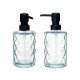 SOAP DISPENSER TRANSPARENT DIAMOND 410 ML