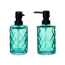 DISTRIBUTEUR DE SAVON BLEU VERT DIAMANT 360 ML
