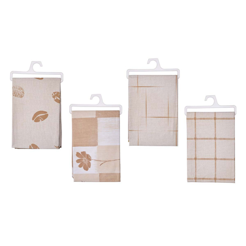 TOVAGLIA RETTANGO ASS 4 COLORI TERRA 140X240CM