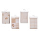 MANTEL RECTANGULAR SURT 4 COLOR TIERRA 140X240CM