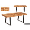 MESA AUXILIAR MADEIRA 120 X 60 X 48 CM