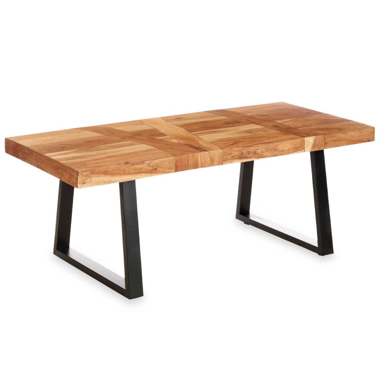 TAVOLINO LEGNO TRAMA 120 X 60 X 48 CM
