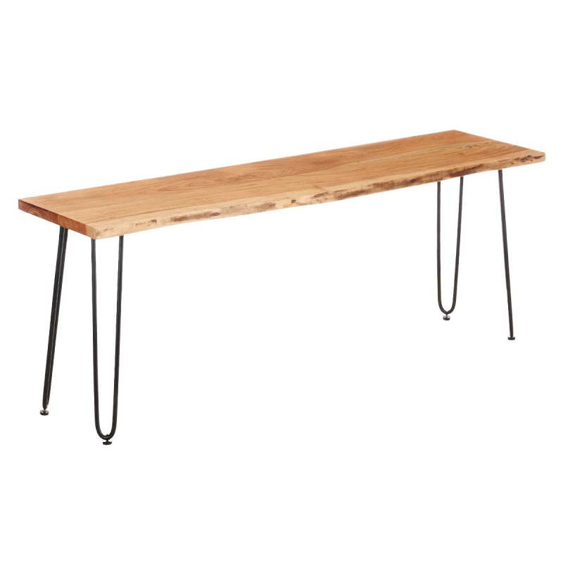 MUEBLE TV MADERA LIVE EDGE 140 X 37 X 52 CM