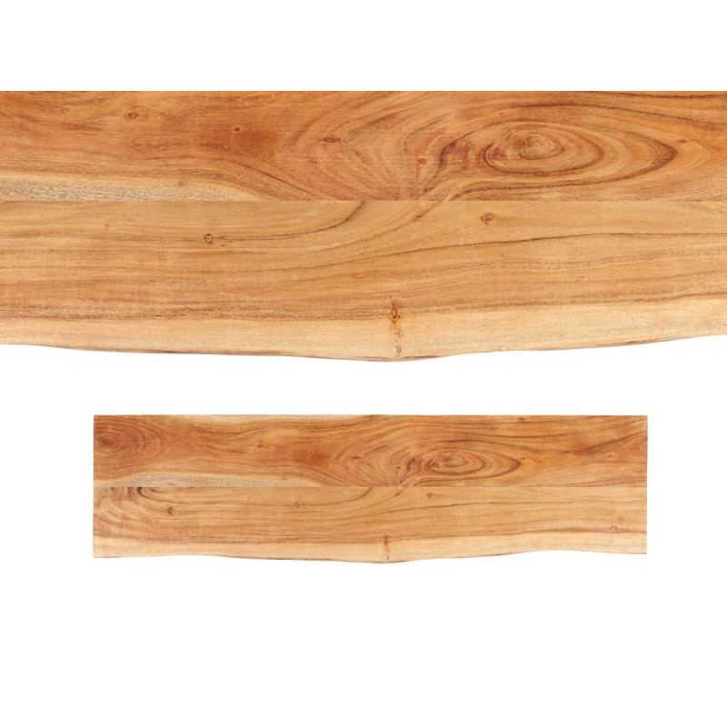 MUEBLE TV MADERA LIVE EDGE 140 X 37 X 52 CM