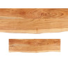 MUEBLE TV MADERA LIVE EDGE 140 X 37 X 52 CM