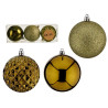 SET 3 BOULE PVC 8CM VERT OLIVE