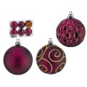 SET 6 BOLAS PVC 6CM MORADO