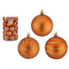 SET 30 BOLAS PVC 6CM NARANJA