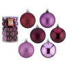 SET 30 PALLA PVC 6CM VIOLA E LILLA 