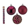 CONJ 9 BOLAS PVC 6CM ROXO