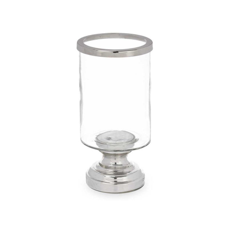 CANDLEHOLDER SILVER PLATED CYLINDER CUP