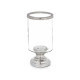 CANDLEHOLDER SILVER PLATED CYLINDER CUP