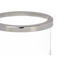 CANDLEHOLDER SILVER PLATED CYLINDER CUP