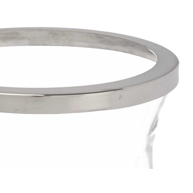 CANDLEHOLDER SILVER PLATED CONVEX CUP