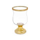 CANDLEHOLDER GOLDEN CONVEX CUP