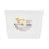 DOOR TRASH BIN WITH WHITE SUPPORT