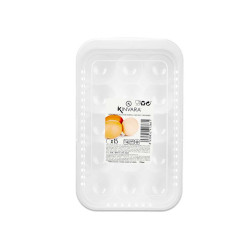 PORTAUOVA PLASTICA 15 FORI BIANCO TRASPARENTE