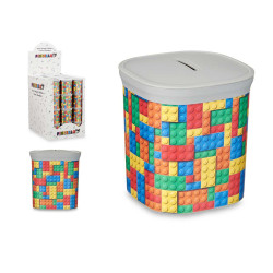 SALVADANAIO IN PLASTICA QUADRATO ASS 2 PUZZLE